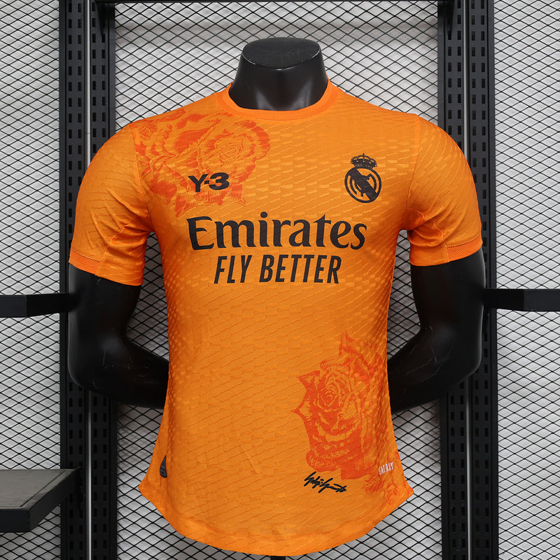 Real Madrid Yamamoto orange player Kit