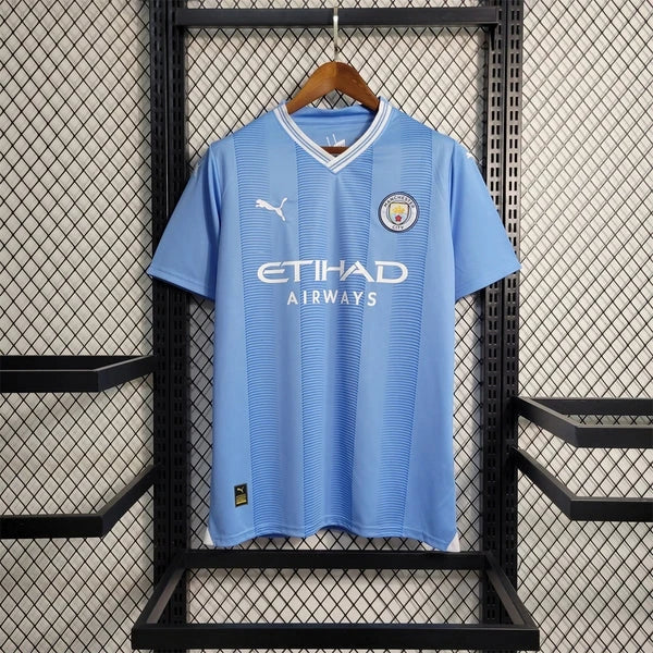 Manchester City 23/24 Home Jersey 1 Работен Ден Доставка!