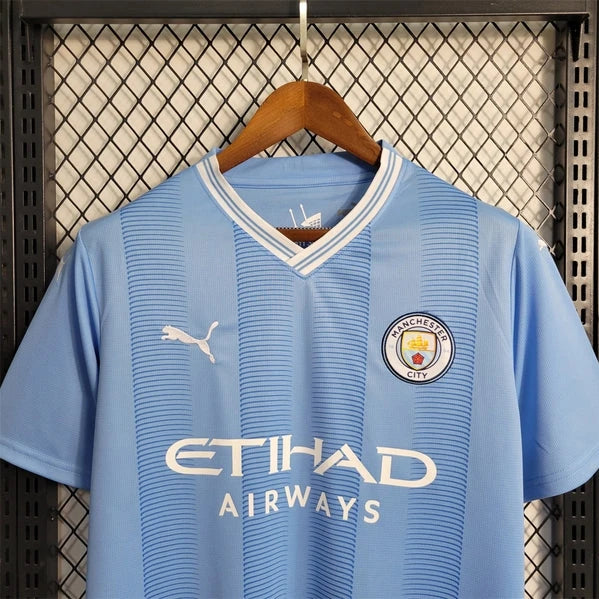 Manchester City 23/24 Home Jersey 1 Работен Ден Доставка!