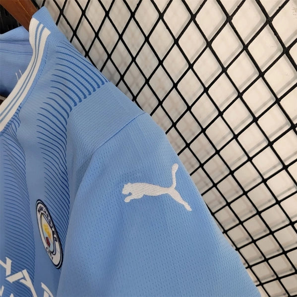 Manchester City 23/24 Home Jersey 1 Работен Ден Доставка!