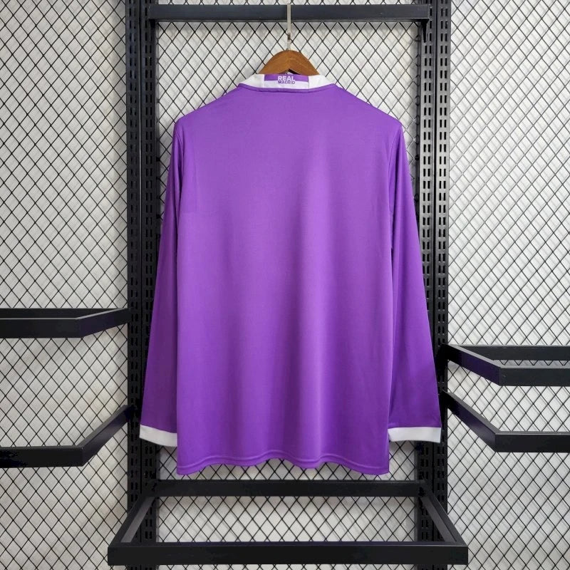 Real Madrid Purple Retro Jersey | long sleeve | RONALDO 7 |1 Работен Ден Доставка