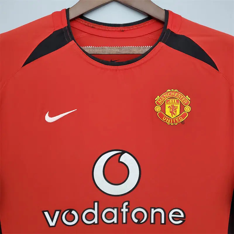 Manchester United 02-04 Home Long Sleeve Kit