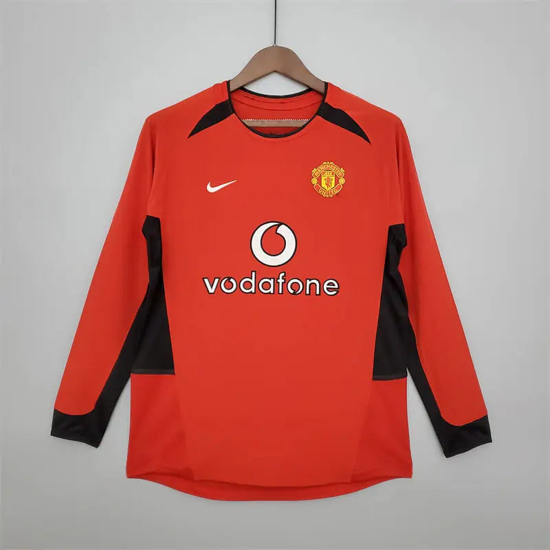 Manchester United 02-04 Home Long Sleeve Kit