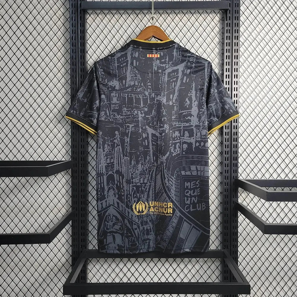 Barcelona Black And Gold Special Edition Jersey 23-24 Доставка 1 Работен Ден