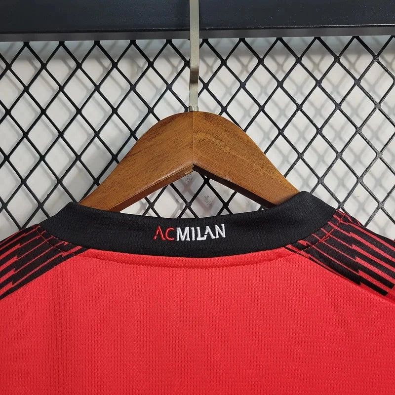 AC Milan 23/24 Home Jersey 1 Работен Ден Доставка!