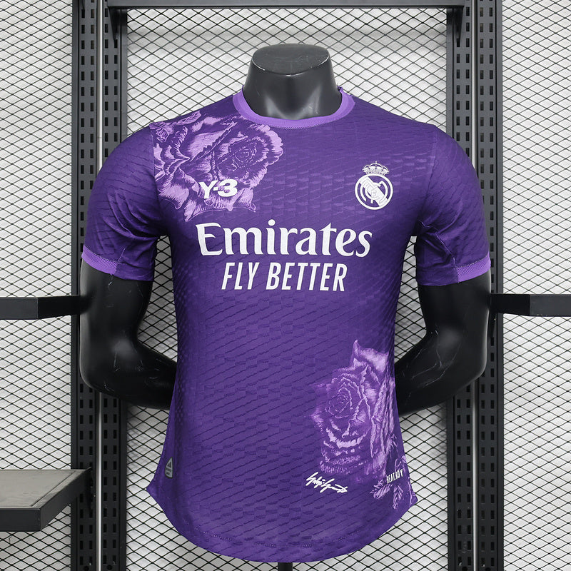 Real Madrid Yamamoto purple player Kit 1 Ден Доставка