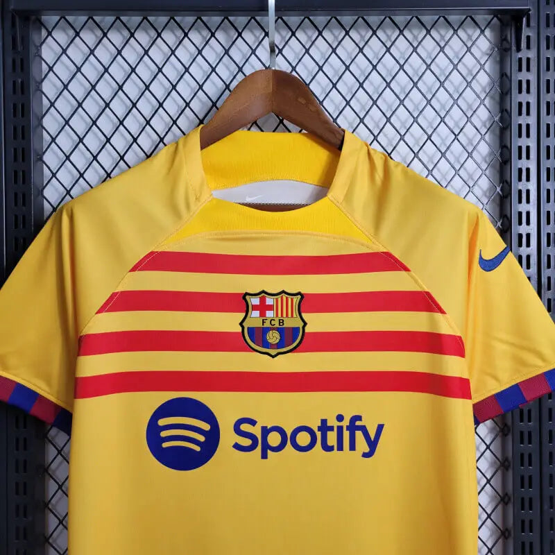 Barcelona 22/23 Jersey 1 Работен Ден Доставка!