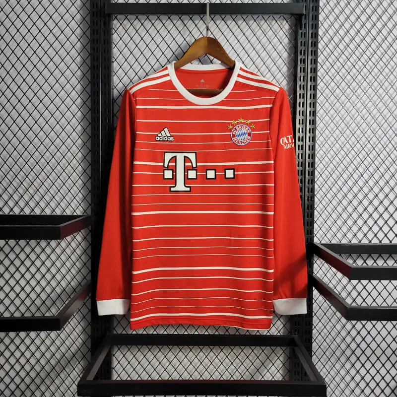 Bayern Munchen 22/23 Home Long Sleeve Kit