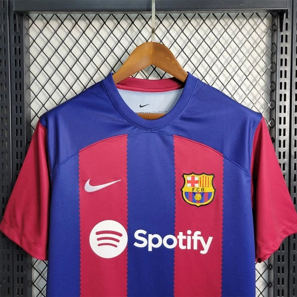 FC Barca 23/24 Home Jersey - Lamine Yamal / UEFA 5 patch / 1 работен Ден Доставка