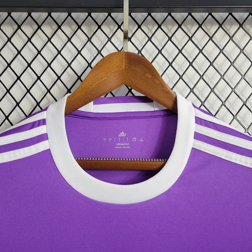 Real Madrid Purple Retro Jersey | long sleeve 1 Работен Ден Доставка