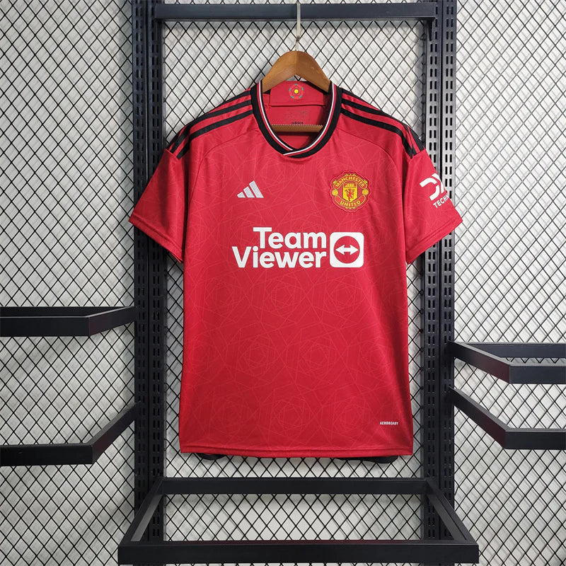 Manchester United Home Kit 23-24 1 Работен Ден Доставка!