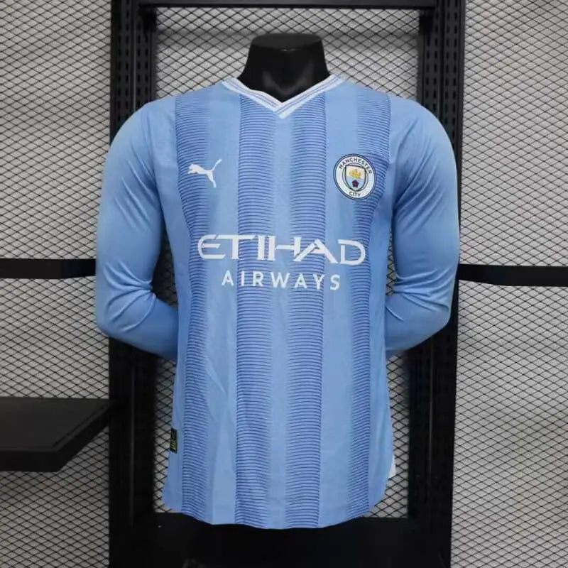 Manchester City Player Long Sleeve Home Kit