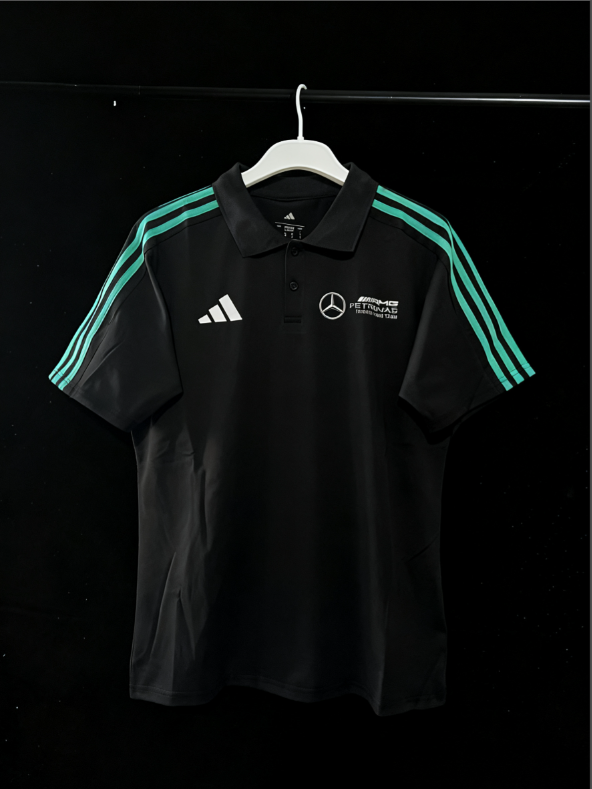 Adidas Mercedes-AMG Petronas Formula One Team black polo shirt