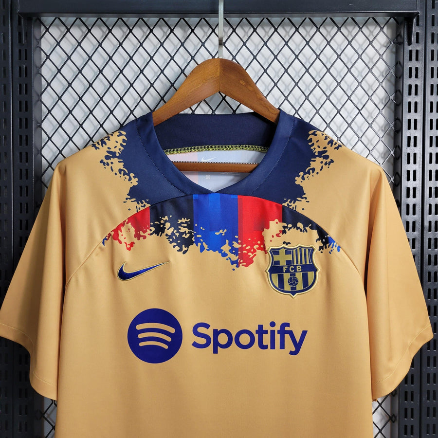 Barcelona Yellow Training kit 23-24 - Fan version